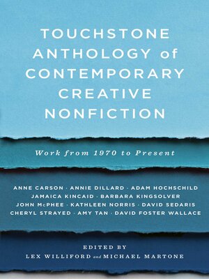 cover image of Touchstone Anthology of Contemporary Creative Nonfiction